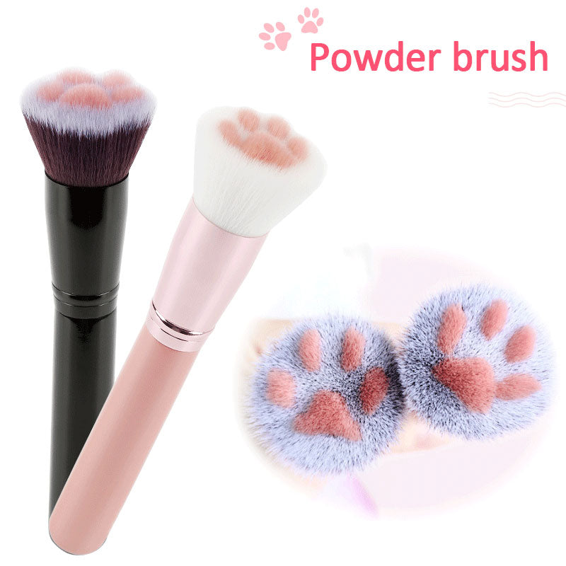 cat paw makeup brushes, view 4 - MRSLM