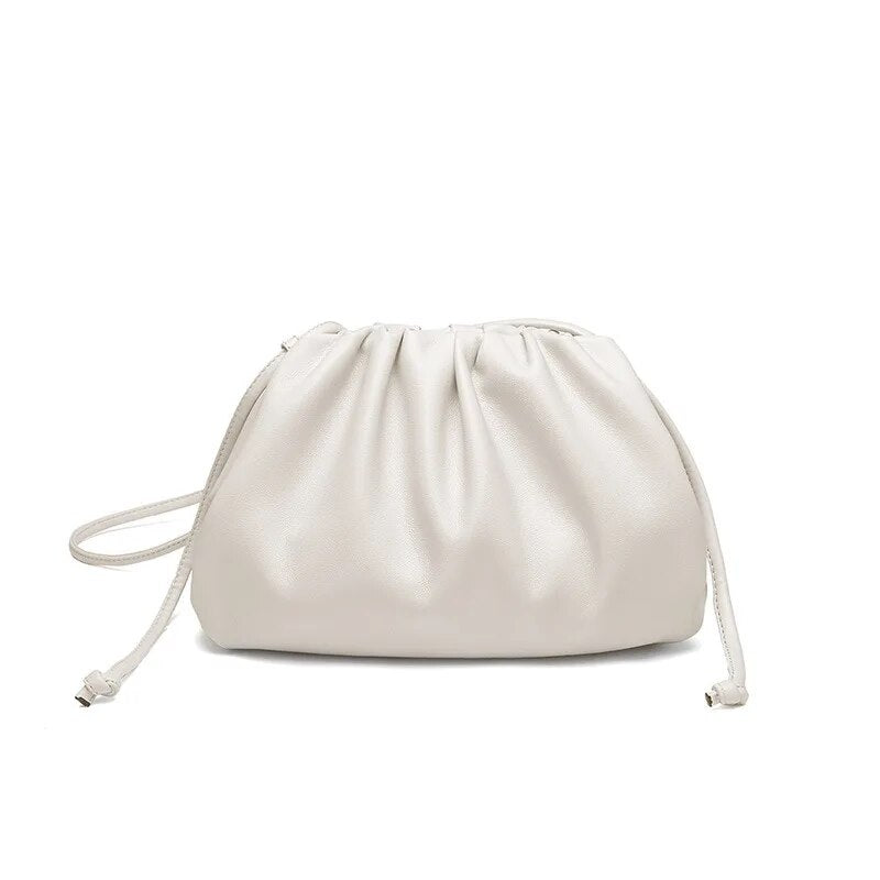 PU leather crossbody dumpling bag, view 2 - MRSLM