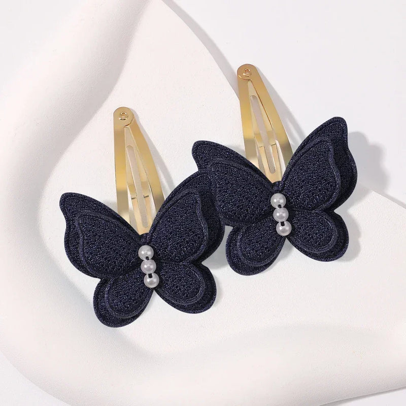 2pcs butterfly hair clips for girls, view 12 - MRSLM
