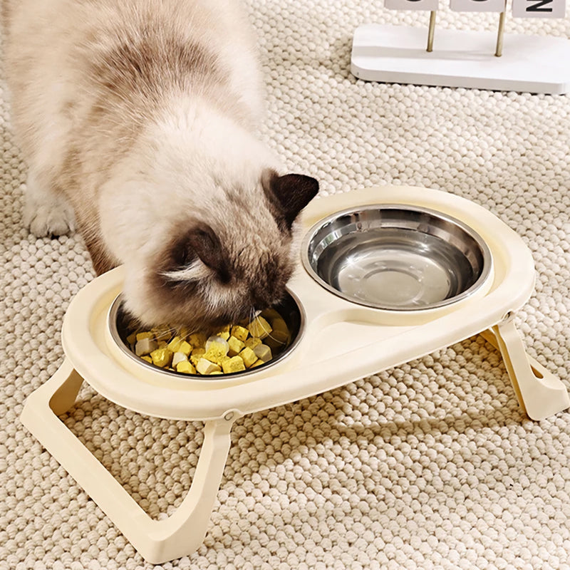Foldable Non-Slip Cat Feeder