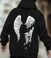 Men's wings 3D print hooded sweatshirt, view 4 - MRSLM