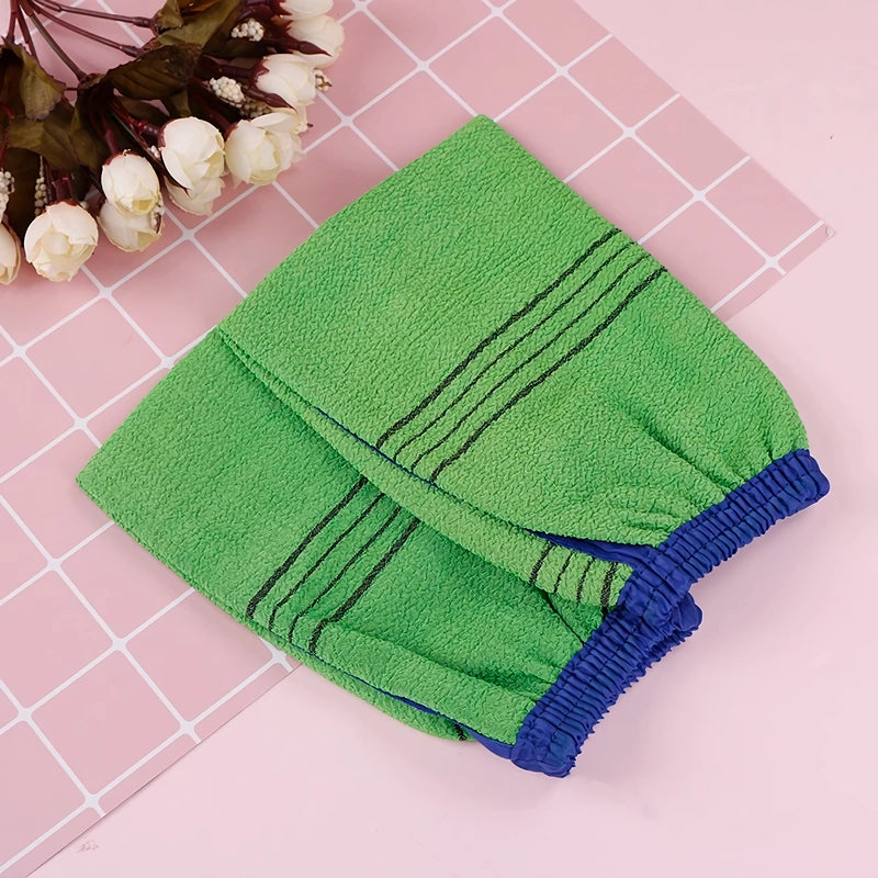 Two-sided bath glove, view 3 - MRSLM