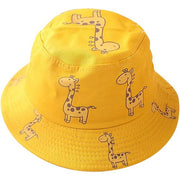 cartoon giraffe bucket hat for kids, view 9 - MRSLM