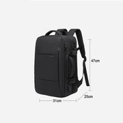 expandable USB travel backpack, view 5 - MRSLM