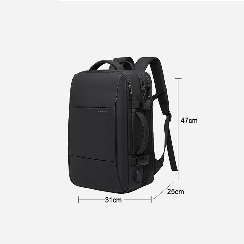 expandable USB travel backpack, view 5 - MRSLM