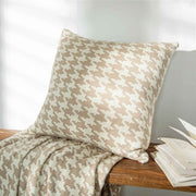 classic houndstooth throw pillow cover, view 4 - MRSLM