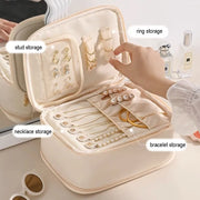 makeup brush and jewelry organizer bag, view 9 - MRSLM