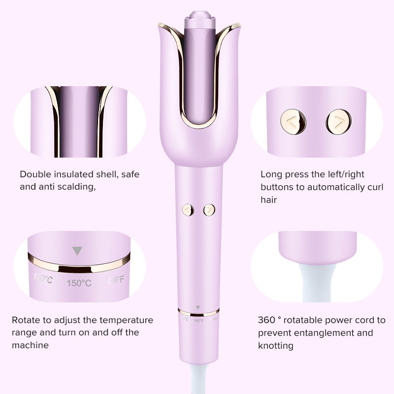 automatic rotation electric hair curler, view 5 - MRSLM