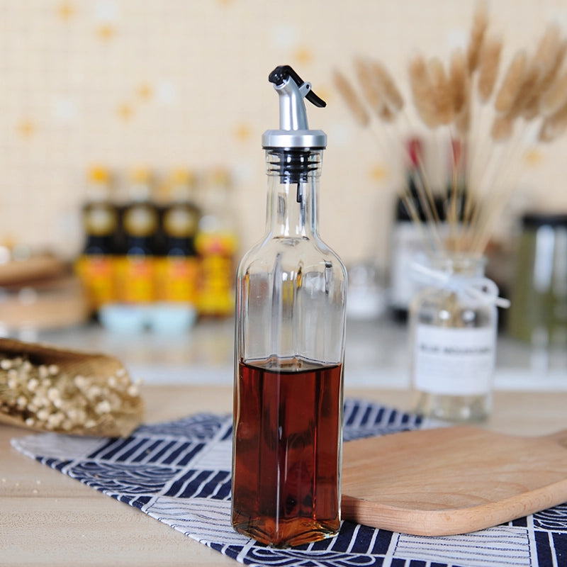 transparent leakproof olive oil bottle, view 8 - MRSLM