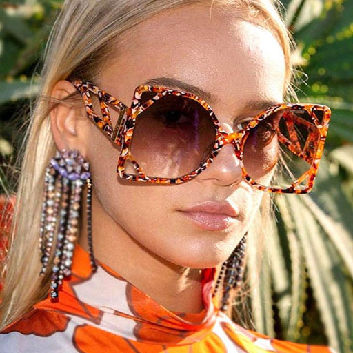 oversized square women's sunglasses - MRSLM