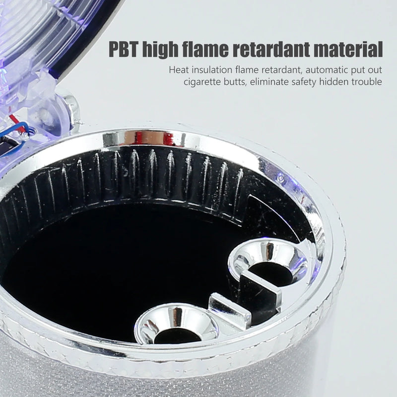 LED light car ashtray, view 5 - MRSLM