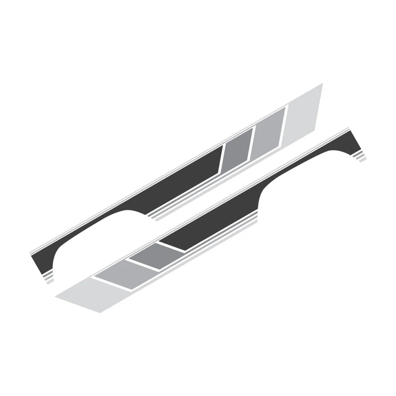 waterproof vinyl door side stripe decal for suvs, view 2 - MRSLM
