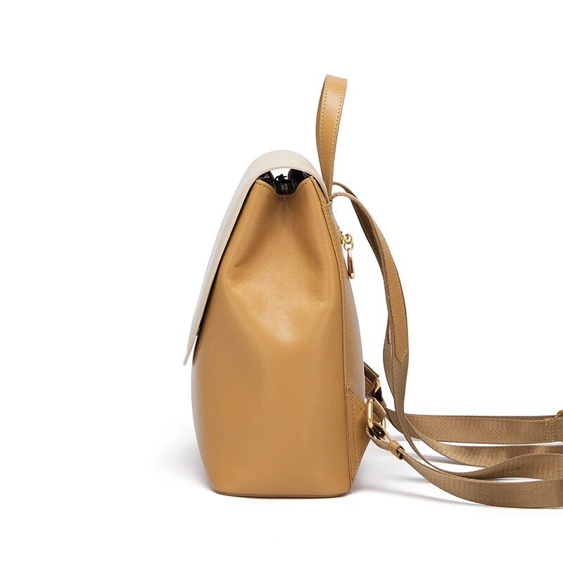 retro leather backpack, view 9 - MRSLM