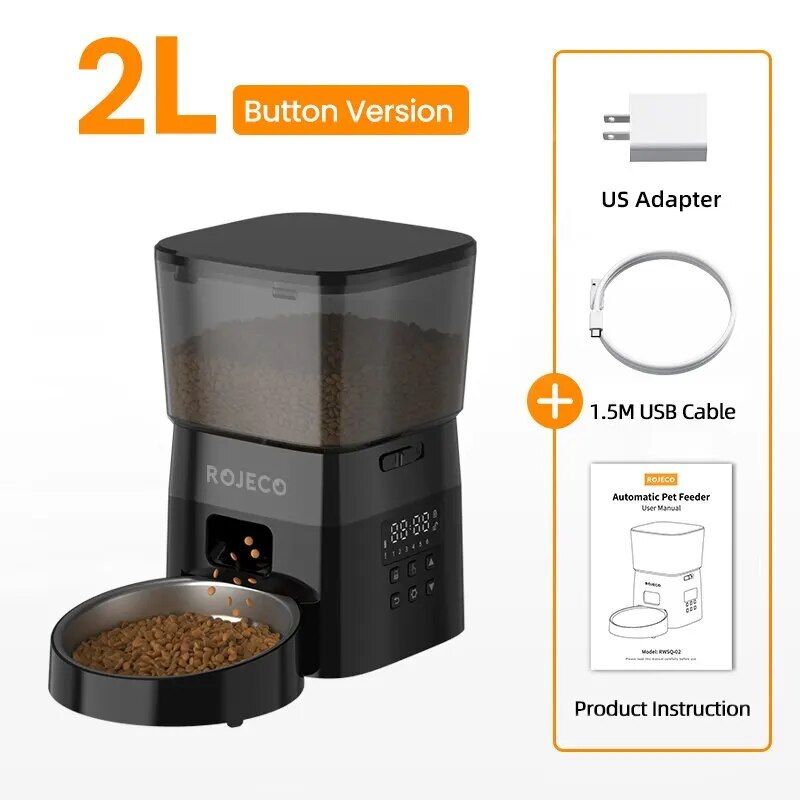 smart automatic pet feeder, view 2 - MRSLM