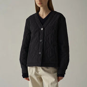 casual streetwear quilted jacket, view 2 - MRSLM