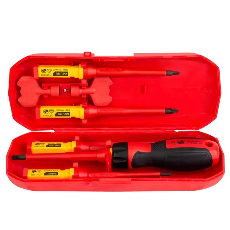 Insulated Screwdriver Set with Slotted & Phillips Bits