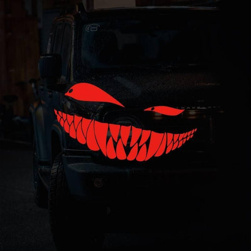 Wink and smirk car stickers, view 4 - MRSLM