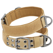 adjustable tactical nylon dog collar, view 3 - MRSLM