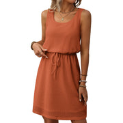 square collar vest dress with lining, view 10 - MRSLM