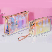 clear pvc cosmetic organizer bag, view 9 - MRSLM