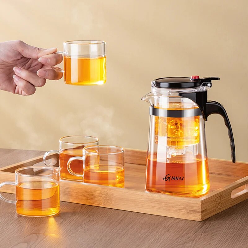 Glass Teapot With Infuser - Perfect for Brewing Your Favorite Tea