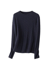 Women's wool crew neck pullover, view 10 - MRSLM