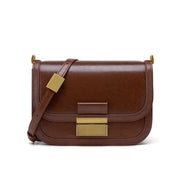 Mini leather crossbody shoulder bag, view 3 - MRSLM