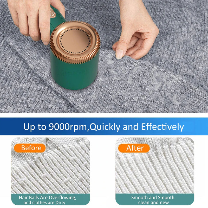 USB rechargeable electric fabric shaver, view 11 - MRSLM