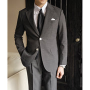 single breasted slim fit 2-piece suit, view 3 - MRSLM