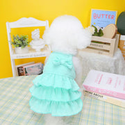 spring princess dog dress, view 2 - MRSLM