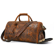 men's genuine leather gym bag, view 20 - MRSLM