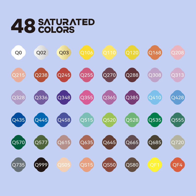 48 color acrylic paint pens, view 9 - MRSLM
