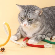 cotton rope cat teaser toy, view 8 - MRSLM