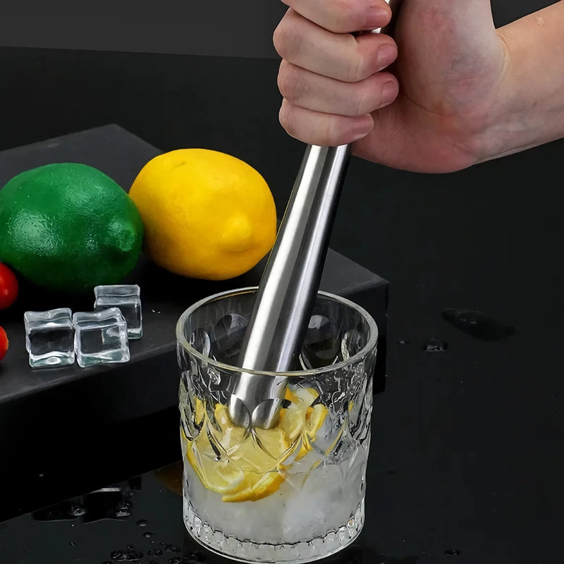 stainless steel cocktail muddler stick, view 5 - MRSLM