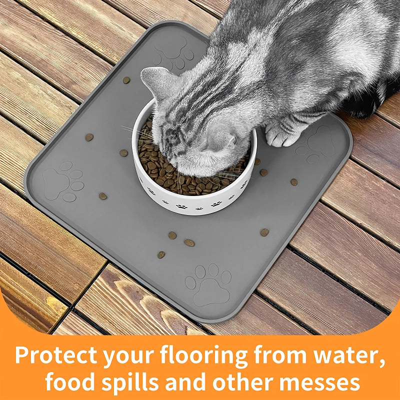 silicone pet feeding mat, view 8 - MRSLM