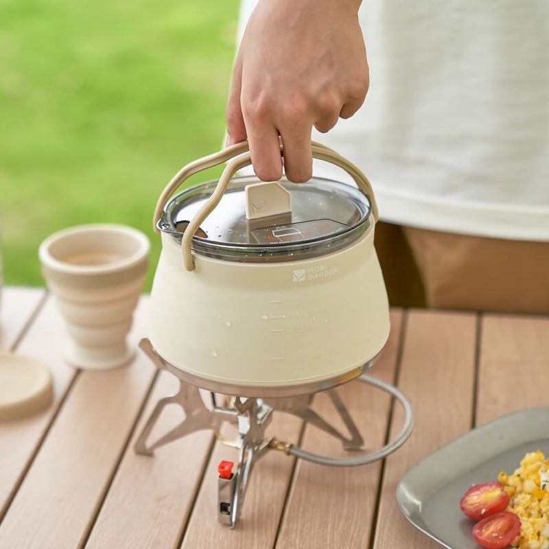 portable folding kettle and cup set, view 7 - MRSLM