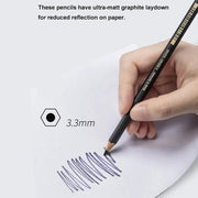 8-piece graphite pencil set, view 4 - MRSLM