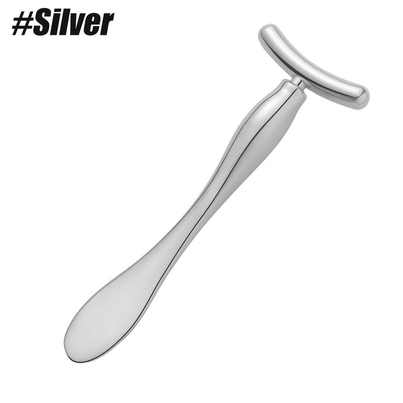 metal eye cream applicator, view 3 - MRSLM