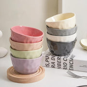 cream style ceramic rice bowl, view 10 - MRSLM