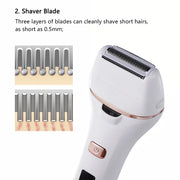 4-in-1 electric lady shaver and foot callus remover, view 4 - MRSLM