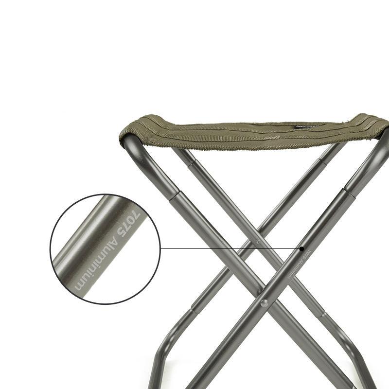 folding camping stool, view 6 - MRSLM