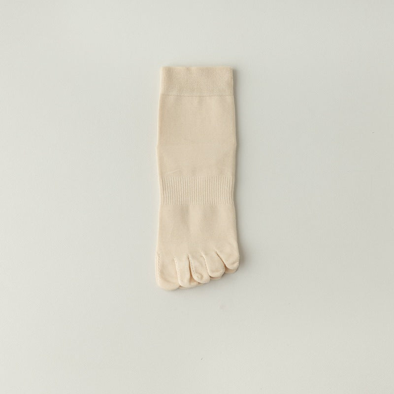 women's cotton toe socks, view 2 - MRSLM