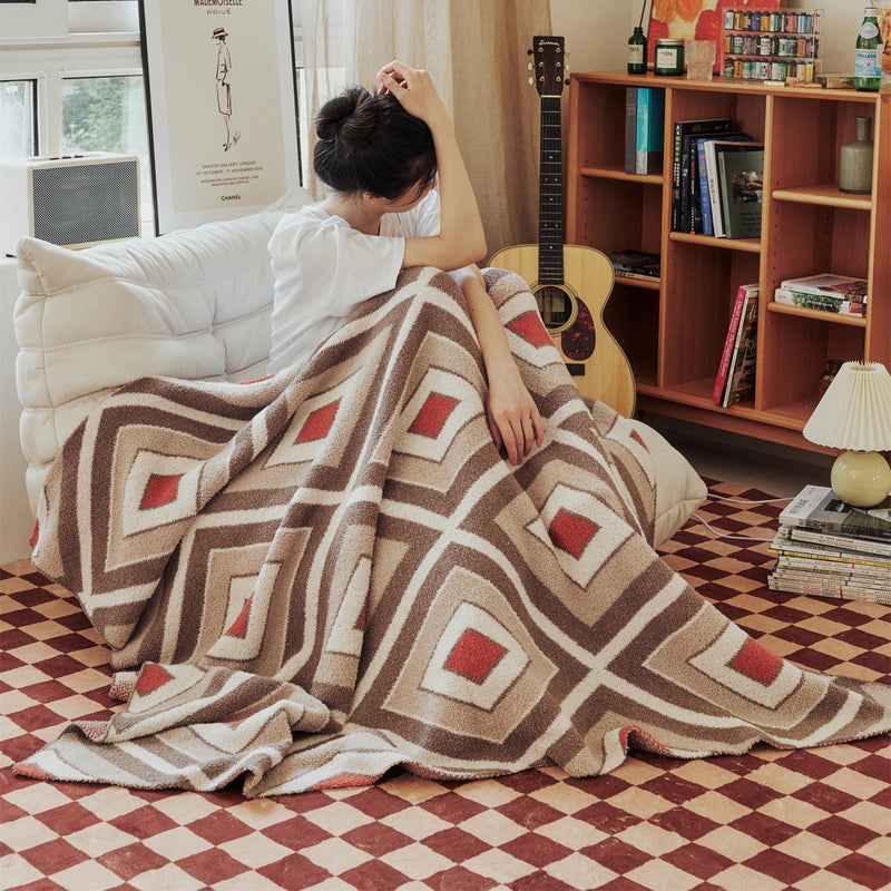 Endless colorful plaid blanket, view 7 - MRSLM