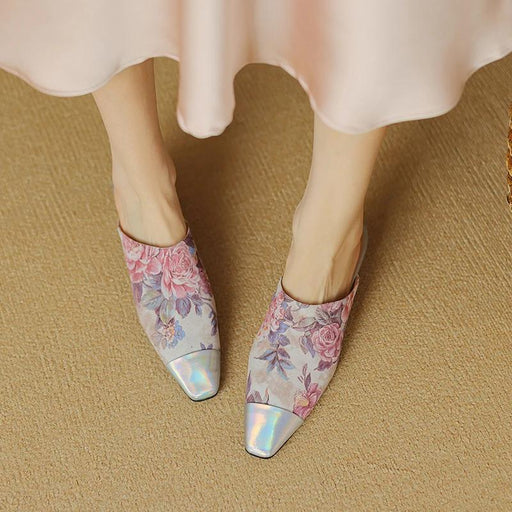 suede mule slippers - MRSLM