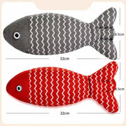 Interactive cat fish toy, view 2 - MRSLM