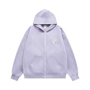 unisex brushed zip up hoodie, view 4 - MRSLM