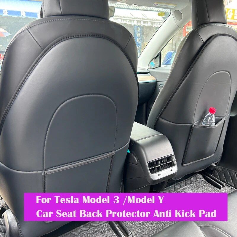 Microfiber leather seat back protectors, view 5 - MRSLM