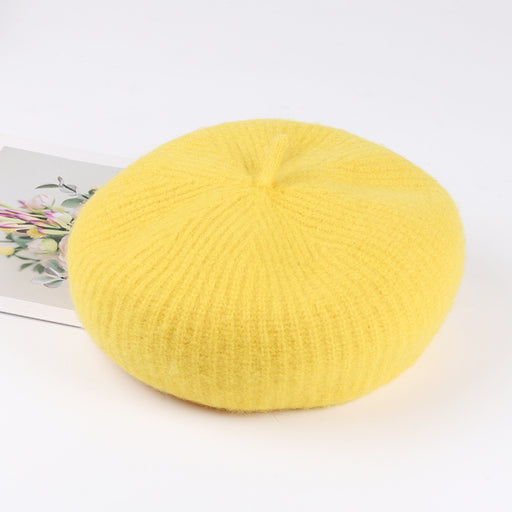 Women's 100% wool beret, view 7 - MRSLM