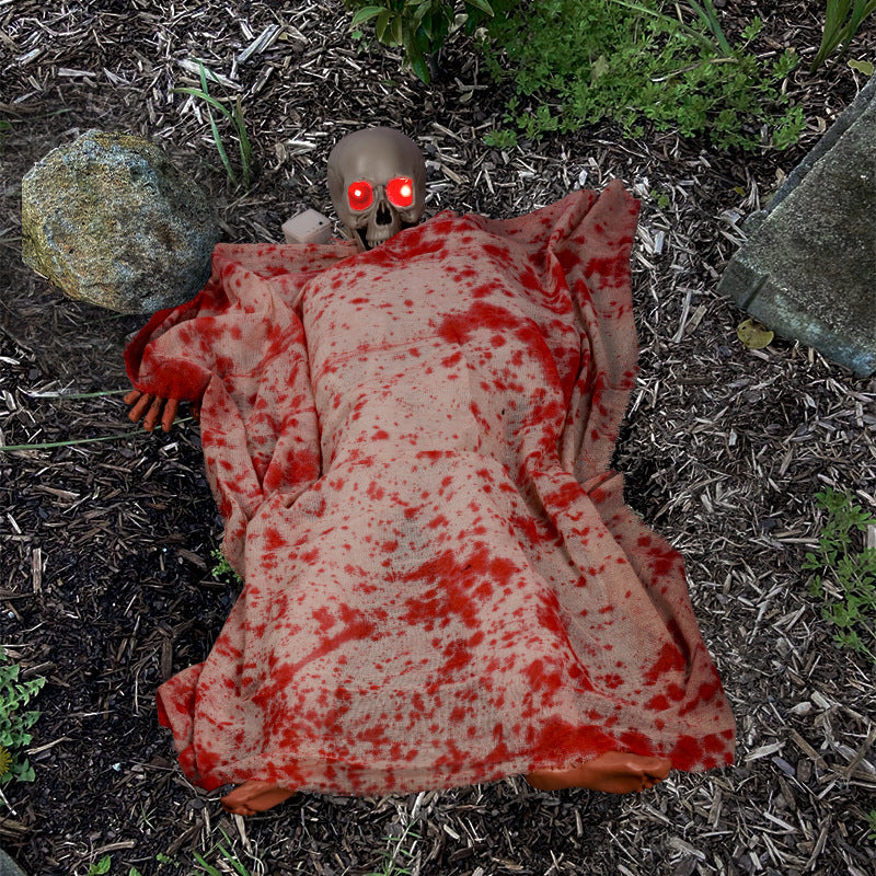 glowing corpse Halloween prop, view 2 - MRSLM