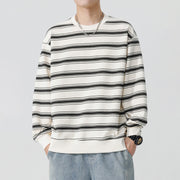 men's striped sweatshirt, view 2 - MRSLM